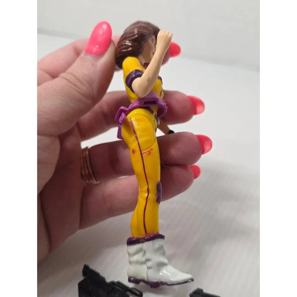 Playmates TMNT Action Figure 5in‎ Yellow Fair 1992 April O'Neil